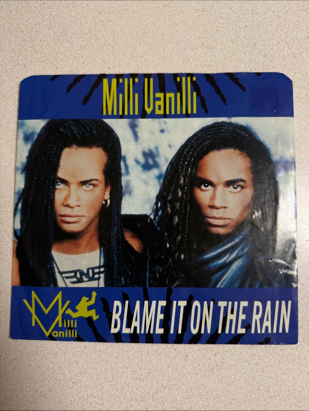 Milli Vanilli "Blame It On The Rain" Vinyl Vintage